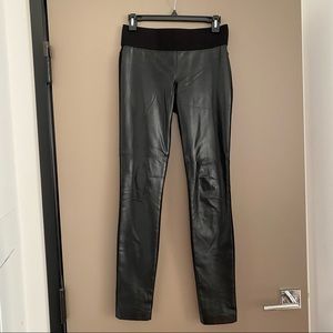Club Monaco faux leather pants size 2
